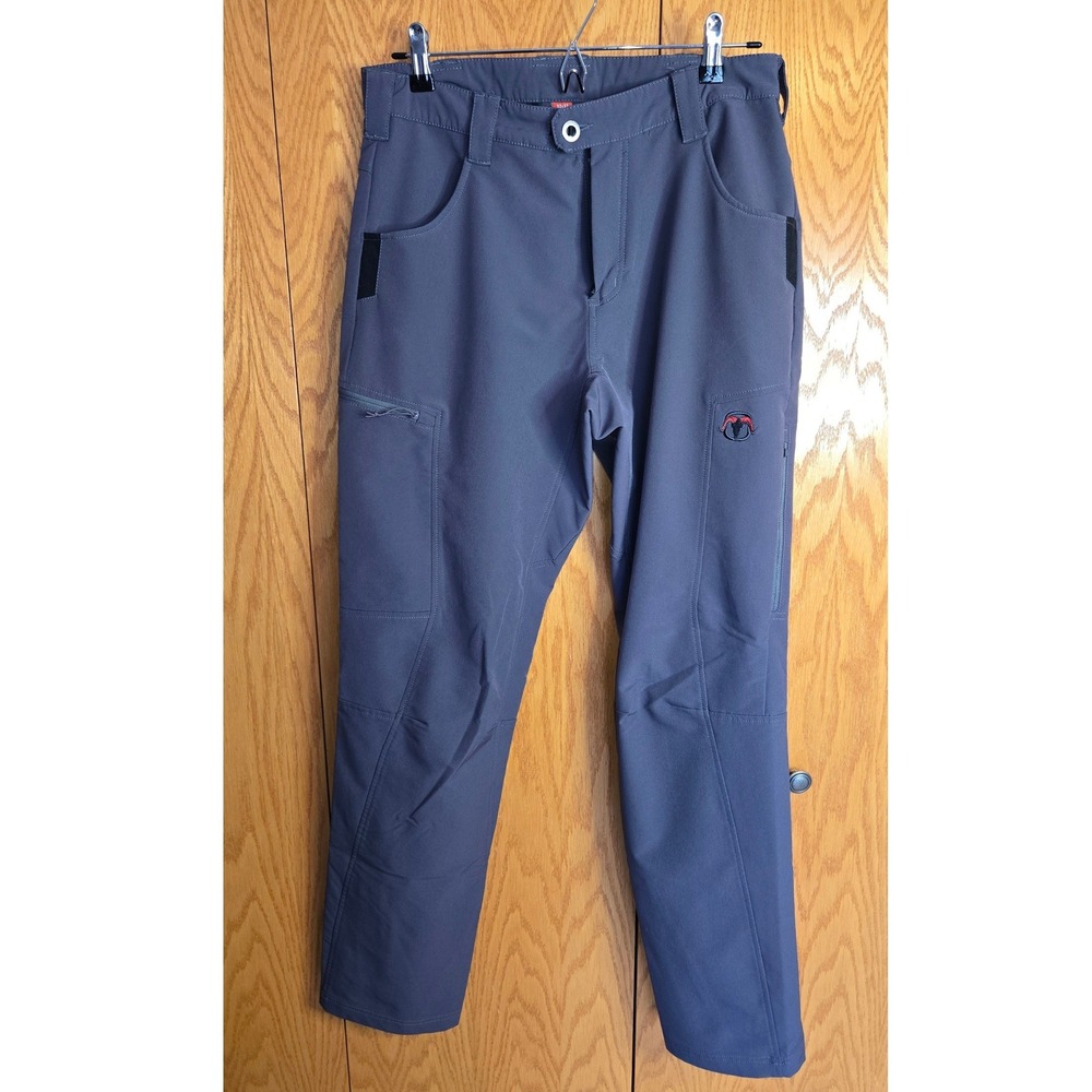 BlackOvis Mens 32x32 Granite Peak Softshell Hunting Hiking Pants Charcoal Grey